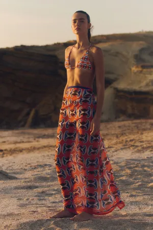 Indigo Waves Sarong 2