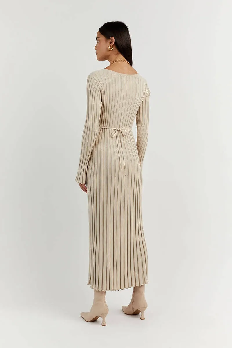 Vestido Serena em Malha Decote V